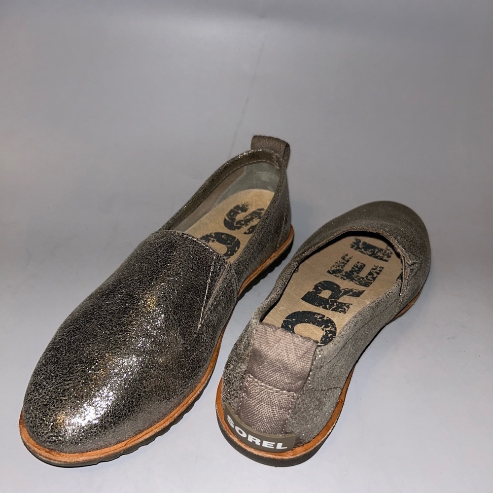 Sorel Ella flat slide on shoes